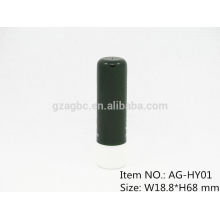 Mignon en plastique rond rouge à lèvres Tube conteneur AG-HY01, 11.8/12.1/12.7mm taille coupe, couleur personnalisée